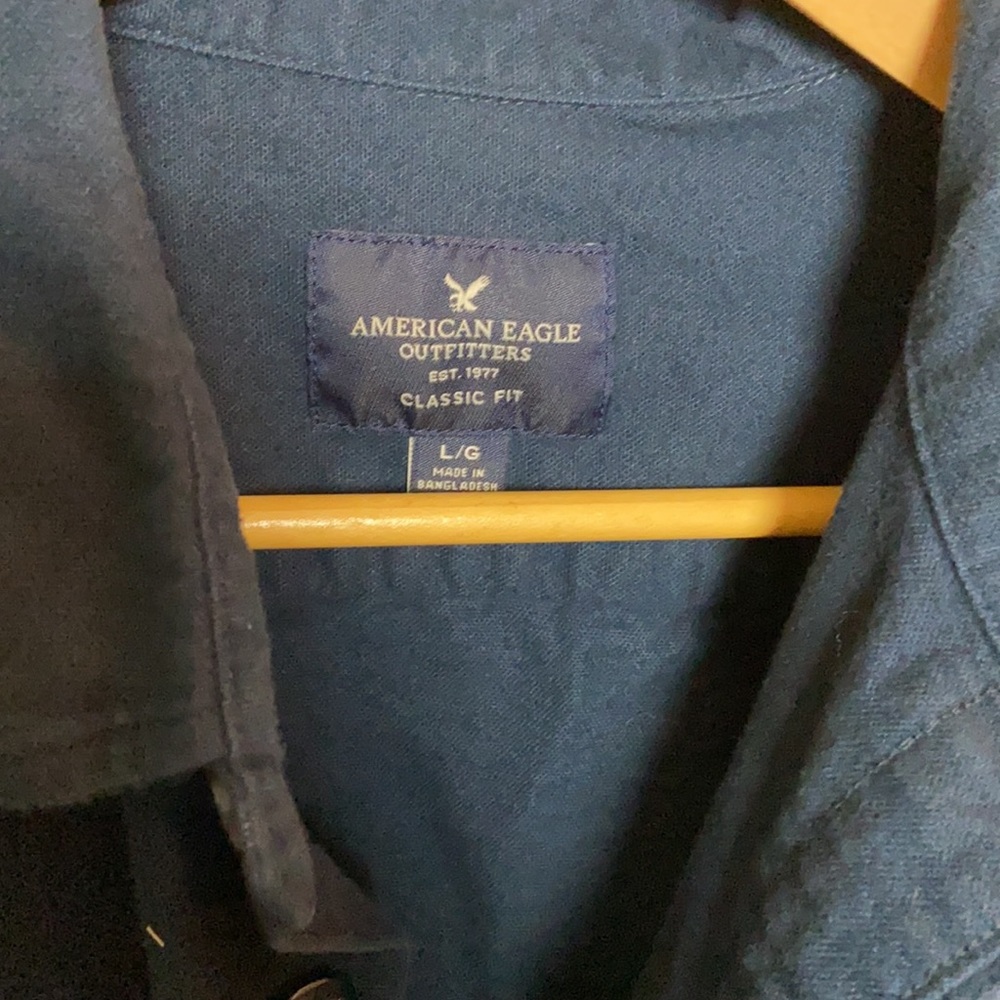 American Eagle Flannel Button Up - Picture 2 of 3